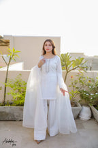 Pihu Ivory Hand Embellished Kurta Set