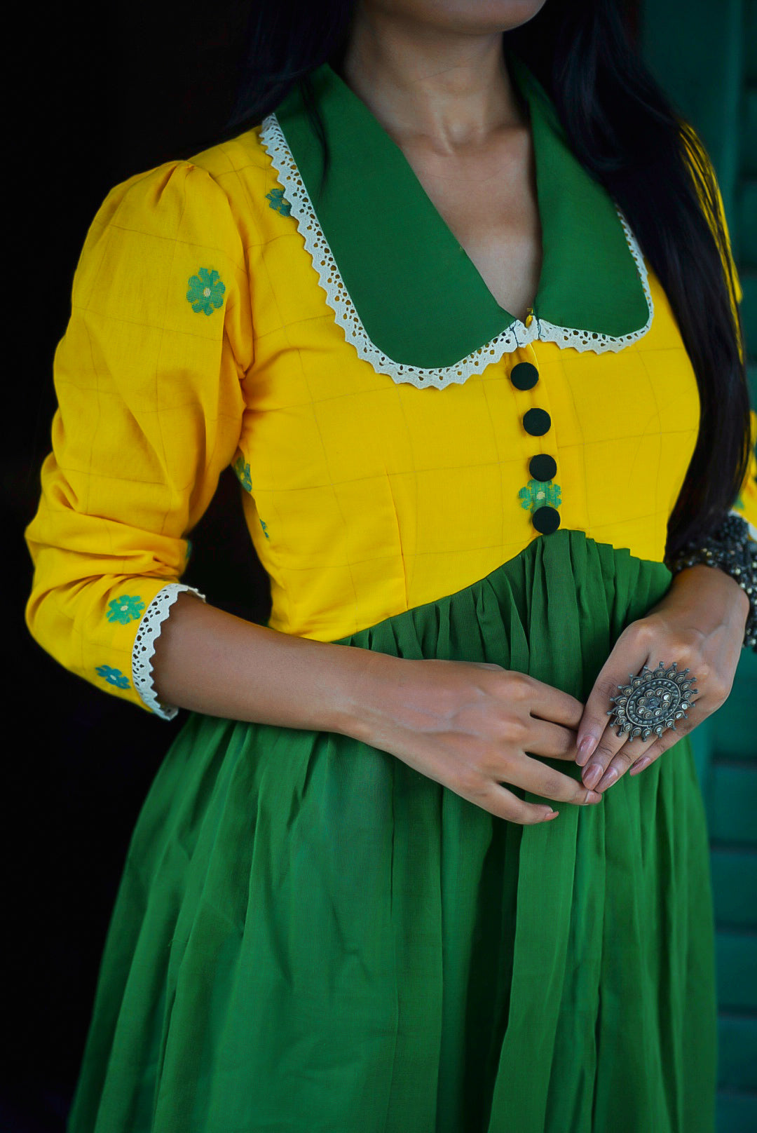 Lime Glow Elegance