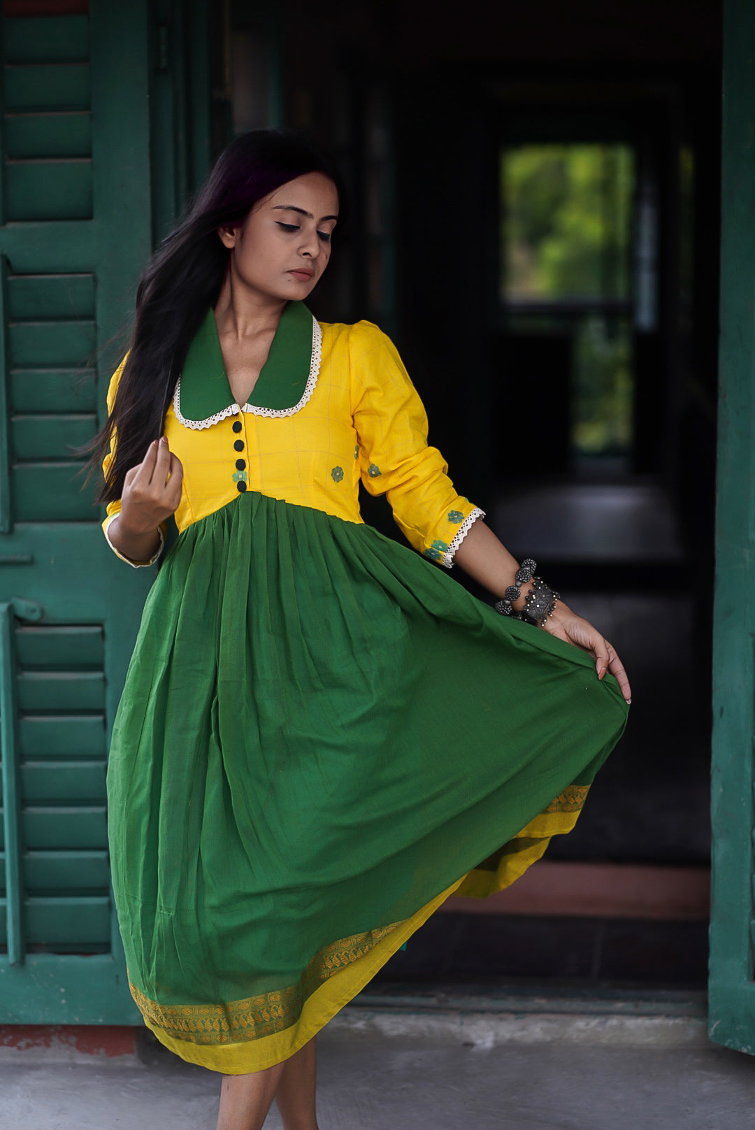 Lime Glow Elegance