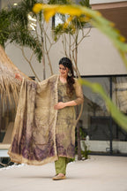 Rutvi silk suit set