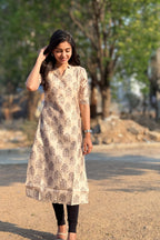 Tussar silk kurti
