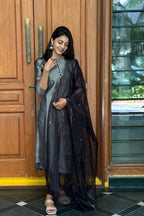 Smokey Glam kurti with dupatta