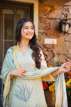 Trishti Cotton Straight Kurta Set