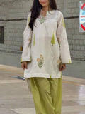 Kiara Pure Cotton Floral Printed Kurta Pant Set