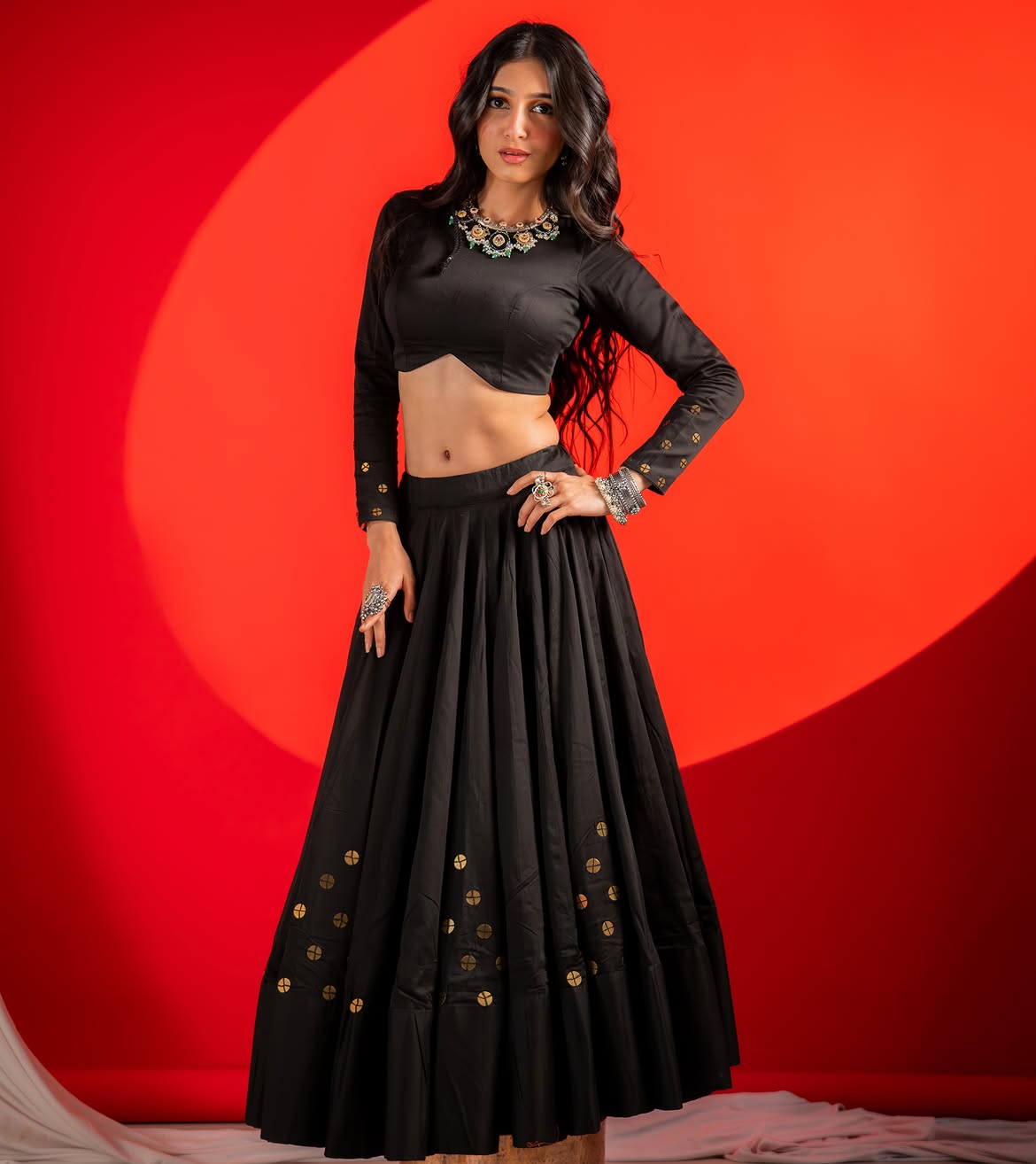 Raina Noir Royale Navratri Lehenga Choli