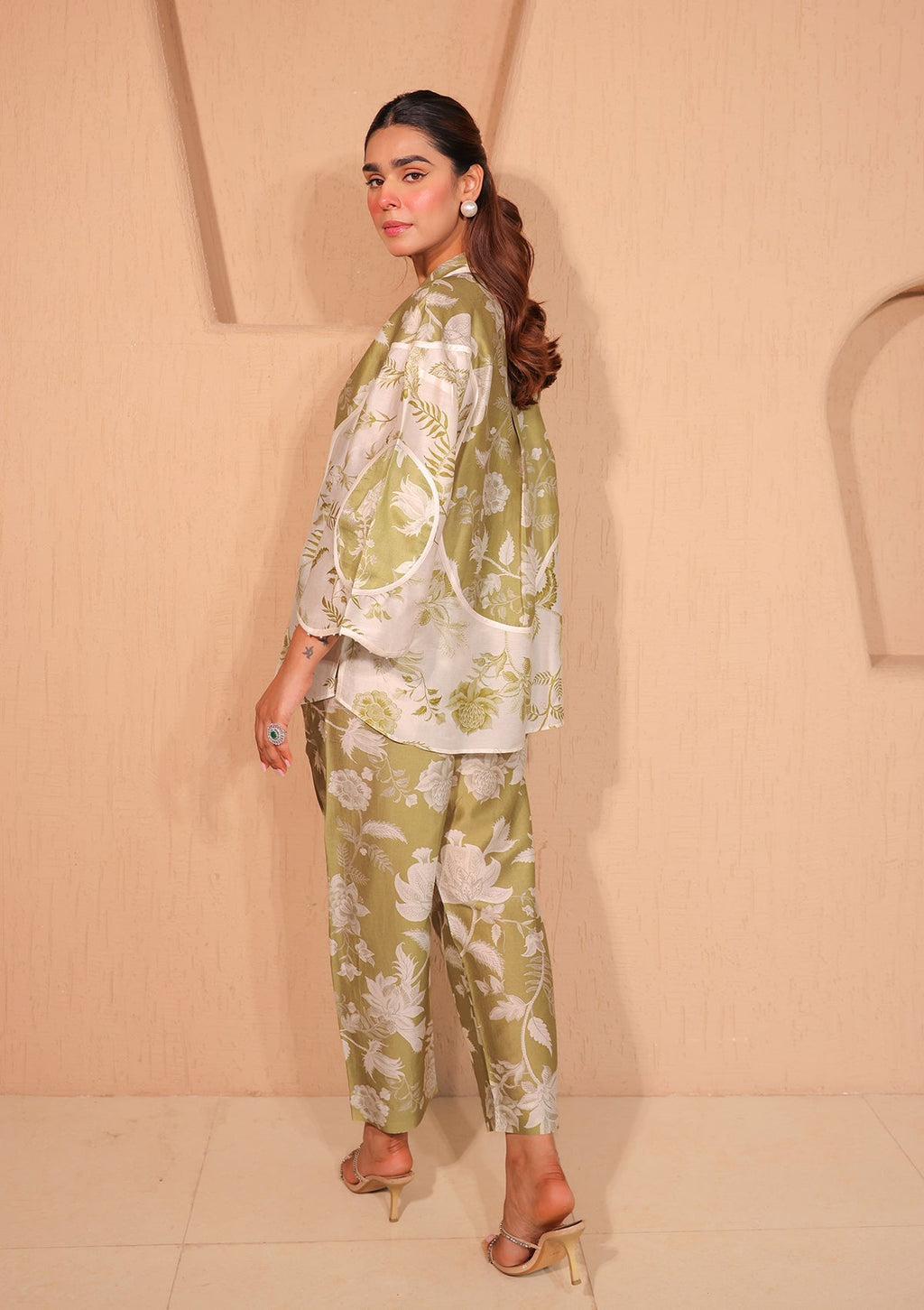 Olive Santorini Co-ord Set