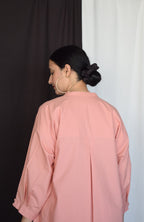 Coffee Pink Antifit Kurta with Placket