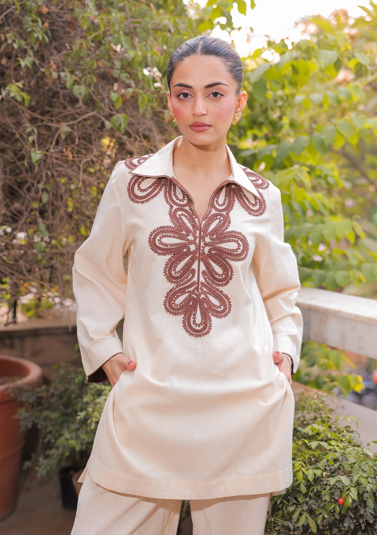 Ivory Tulum Co-ord Set
