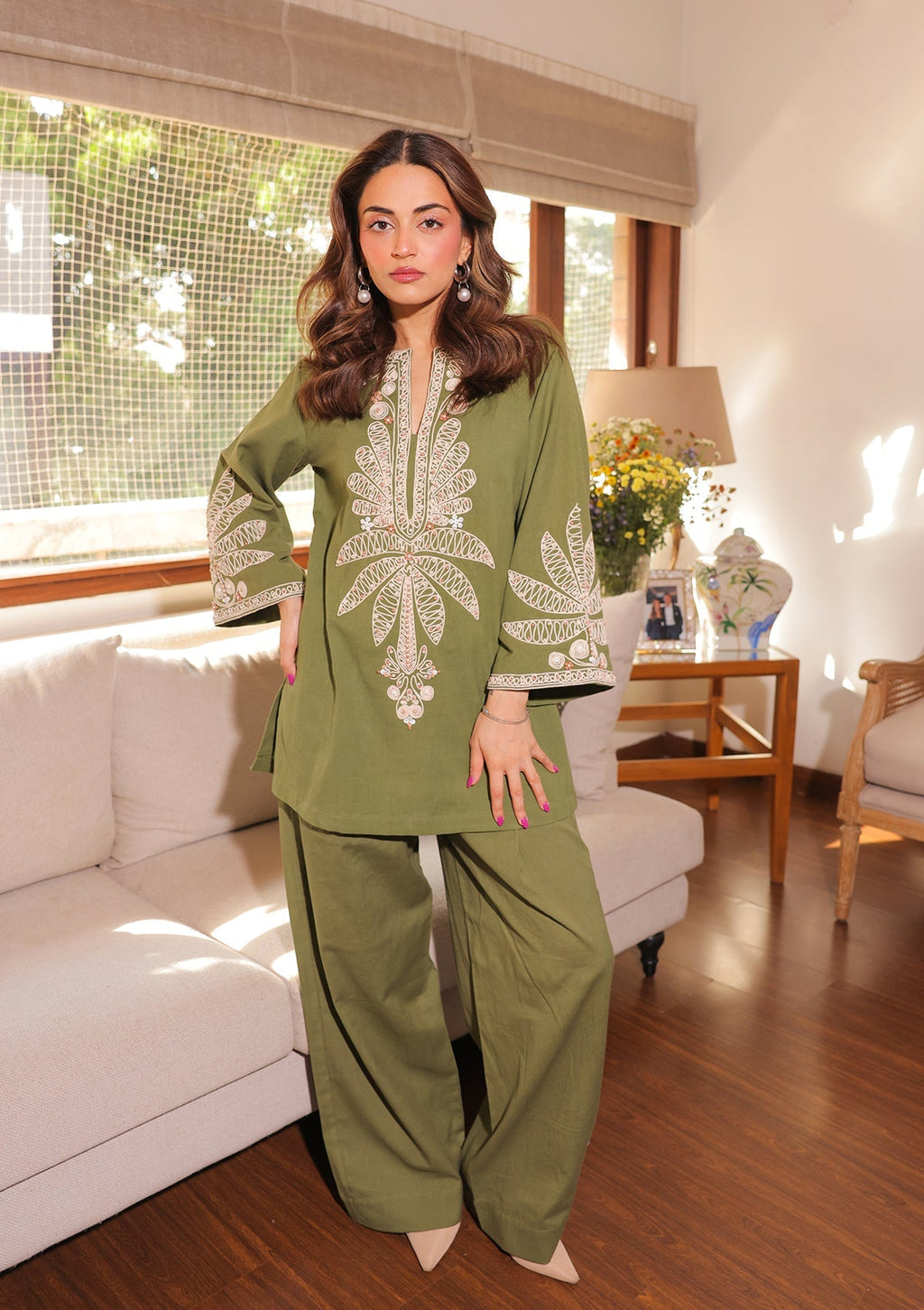 Sage Palm Co-ord Set