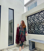 Ishita Luxury Lawn Pret Dupatta Set