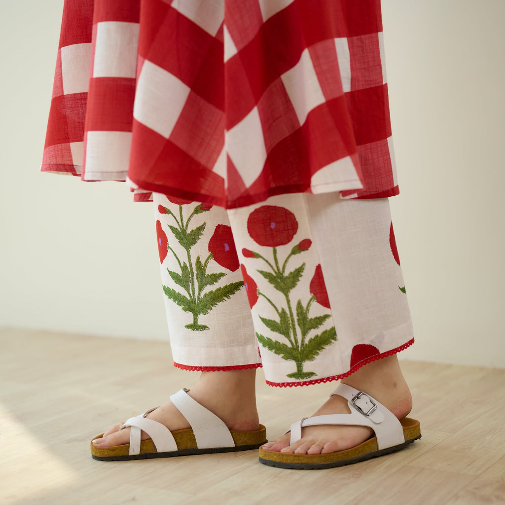 Soft Petal Pure Cotton Kurti Set