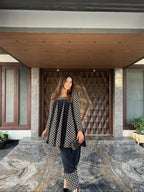 Midnight Check 2-In-1 Co-ord Set