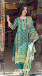 Ojasvi Black Mirror Work Pakistani Suit