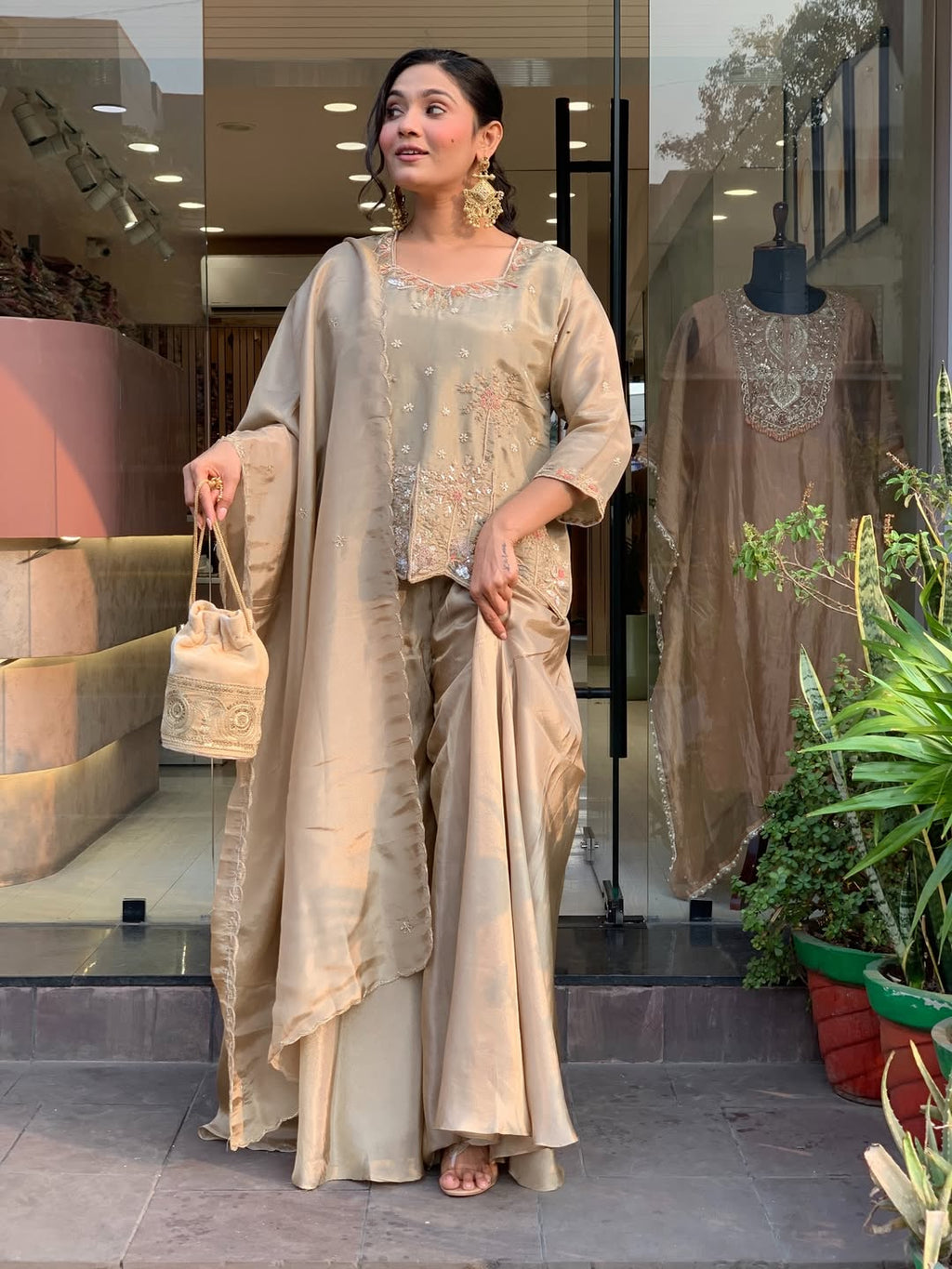 Emerald Royale Embroidered Kurta Set