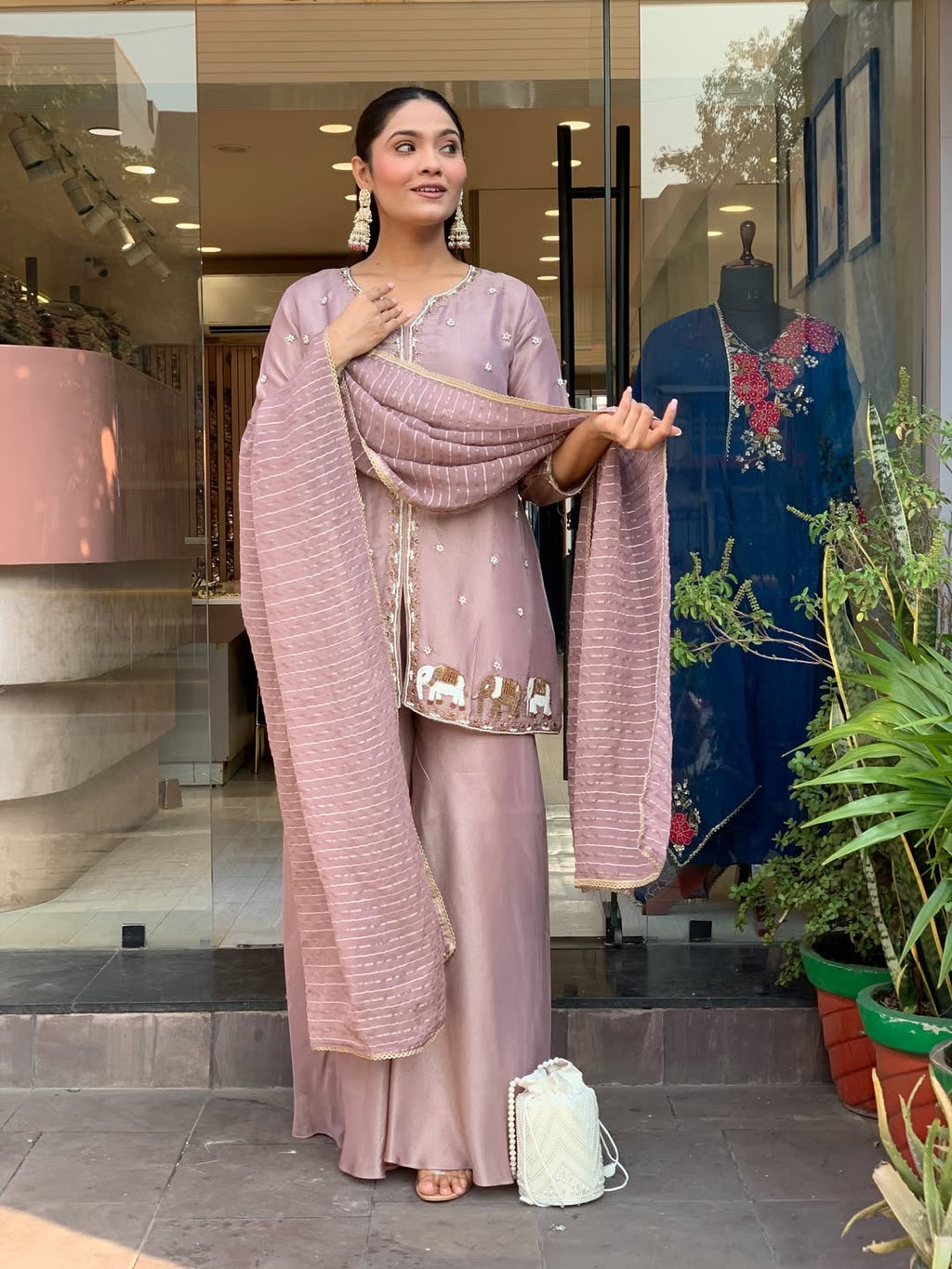 Zeenat Green Heritage Festive Ensemble