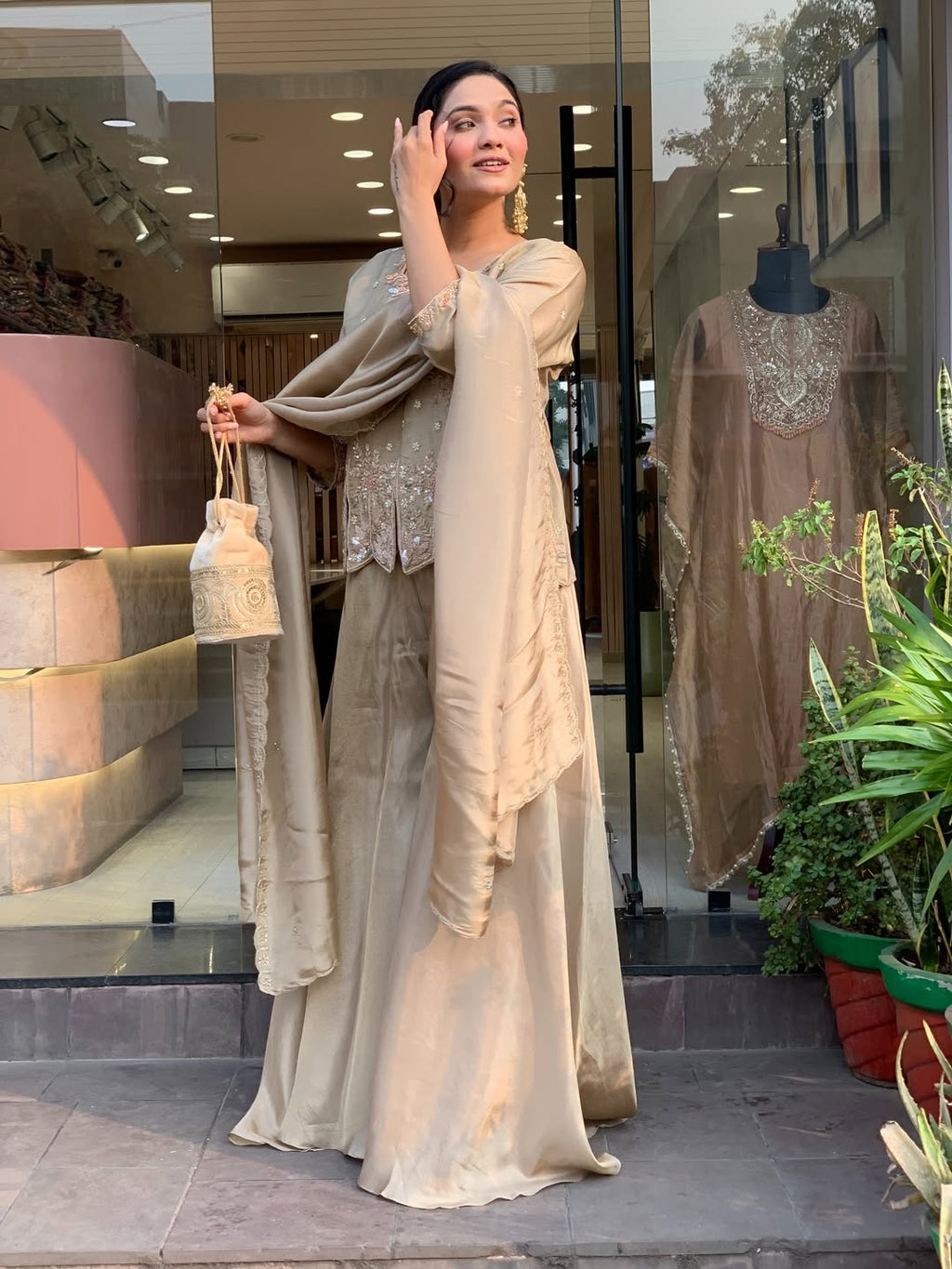 Emerald Royale Embroidered Kurta Set