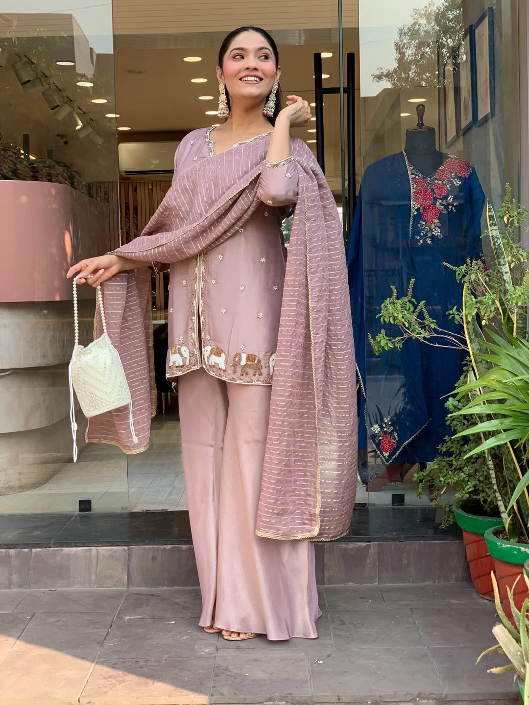 Zeenat Green Heritage Festive Ensemble
