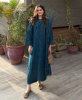 Kashvi Cotton Embroidered 3-Piece Dress Set