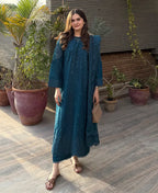 Kashvi Cotton Embroidered 3-Piece Dress Set