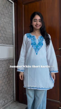 Pavitra Kashmiri Airwork Cotton Short Kurta