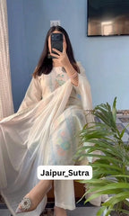 Nysa Ivory Bloom Suit