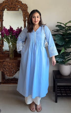 Elara Sky Grace Kurta Set
