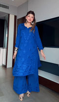 Inaaya Blue Chikankari Kurta Set 💙✨