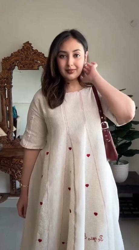 Varanga Motifs Printed Regular Pure Cotton Kurta with Trousers