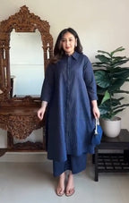 Women Printed Pure Cotton Structured Work Kurta with Palazzos