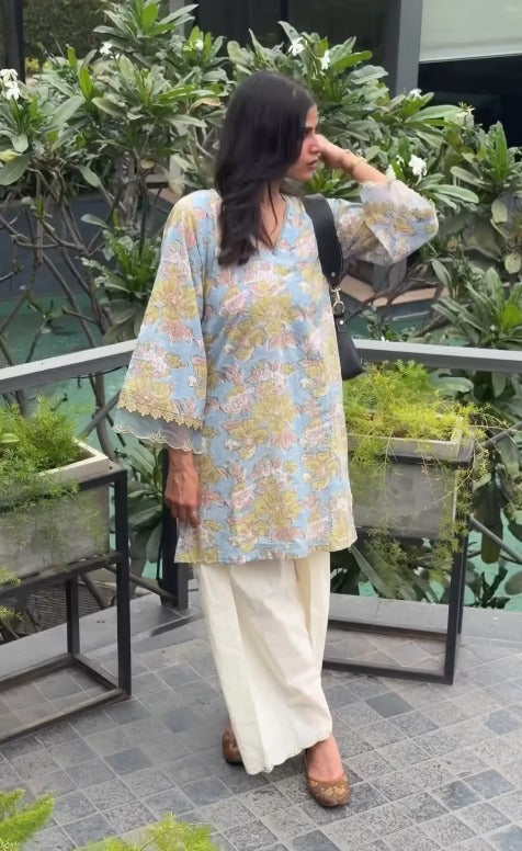 Riya Trendy Cotton Kurta Pant Set