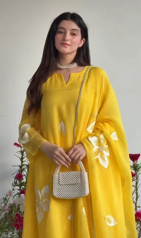 Kiara Sunshine Cotton Kurta Set