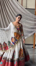 Gullzar Mirror Work Navratri Special  Chaniya Choli