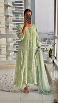 Hamsini Moti Sitara Crepe Suit