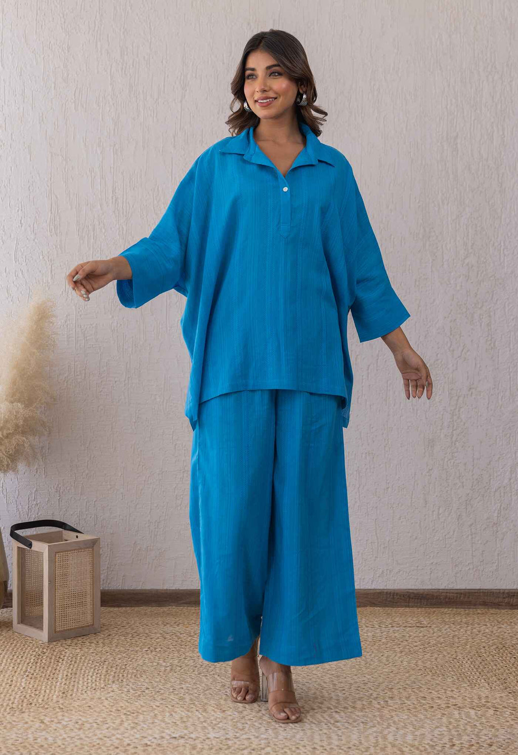 ELECTRIC BLUE SOLID COORD SET
