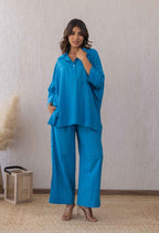 ELECTRIC BLUE SOLID COORD SET