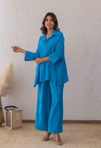 ELECTRIC BLUE SOLID COORD SET