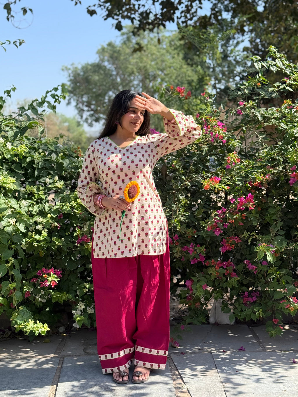 Gulbahar Bloom Farshi Salwar Set