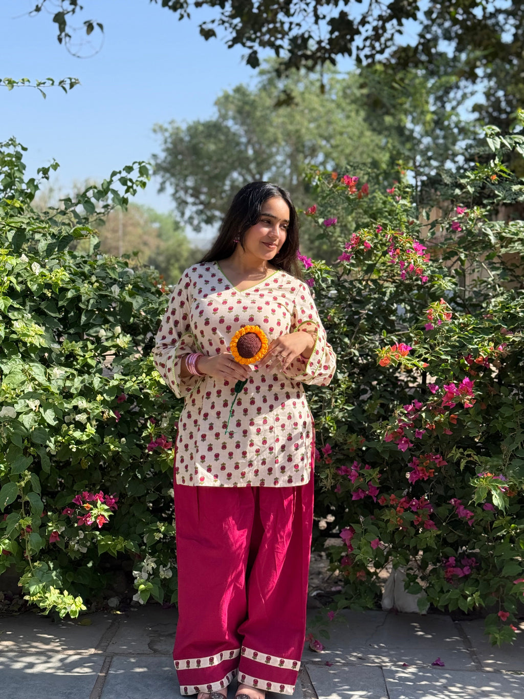 Gulbahar Bloom Farshi Salwar Set