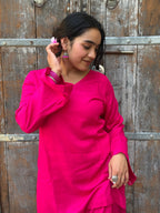 Rani Pink Farshi Salwar Set