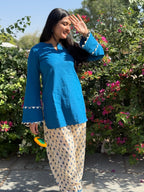 Neel Pushp Farshi Salwar Set