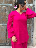 Rani Pink Farshi Salwar Set