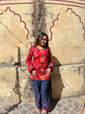 Gulnaar Floral Farshi Salwar Set