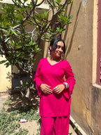 Rani Pink Farshi Salwar Set