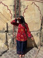 Gulnaar Floral Farshi Salwar Set