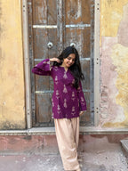 Rangrez Doll Motif Farshi Salwar Set