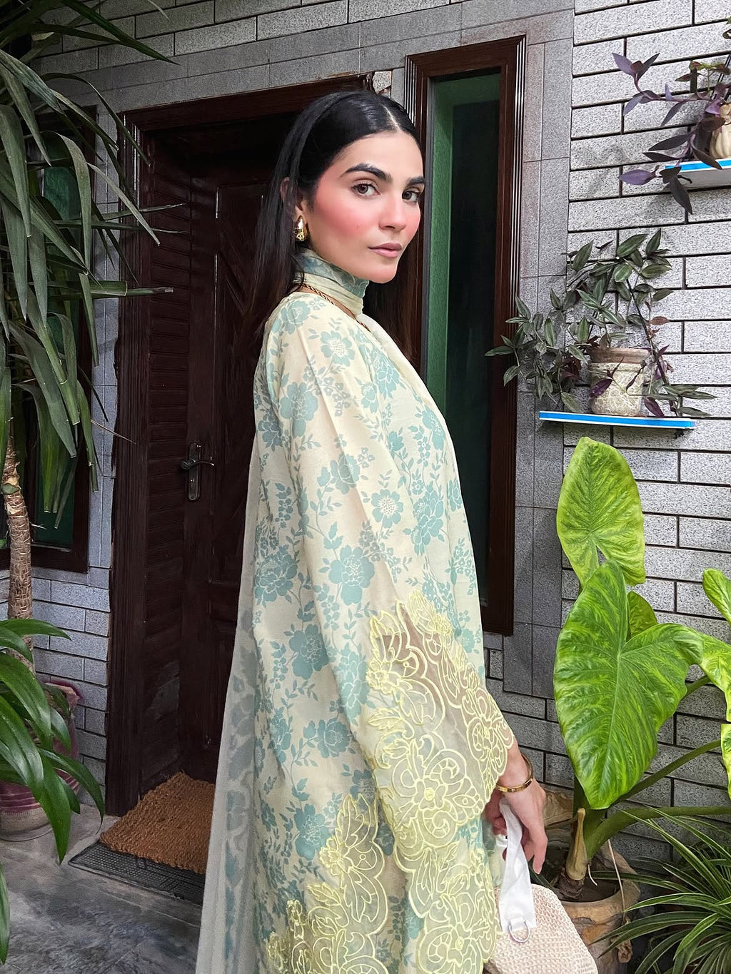 Aarohi Floral Printed Cotton Suit Set
