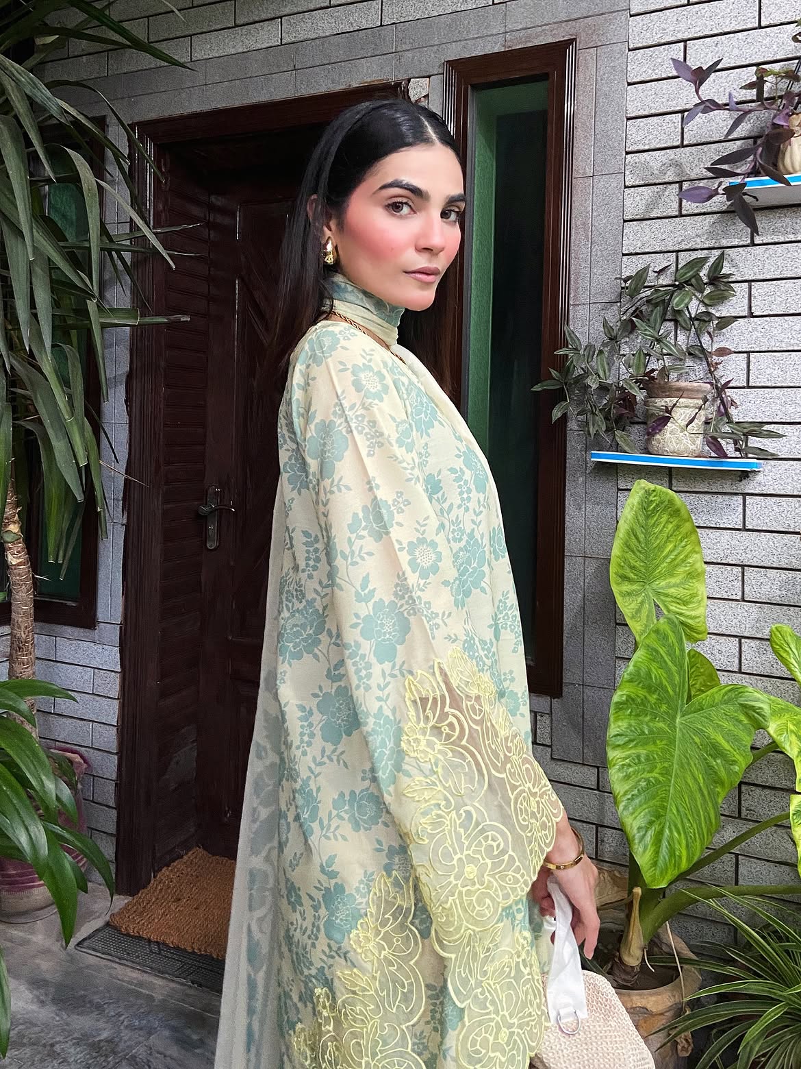 Aarohi Floral Printed Cotton Suit Set