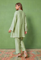 Opulent Chanderi Coord Set with Hand Embroidery