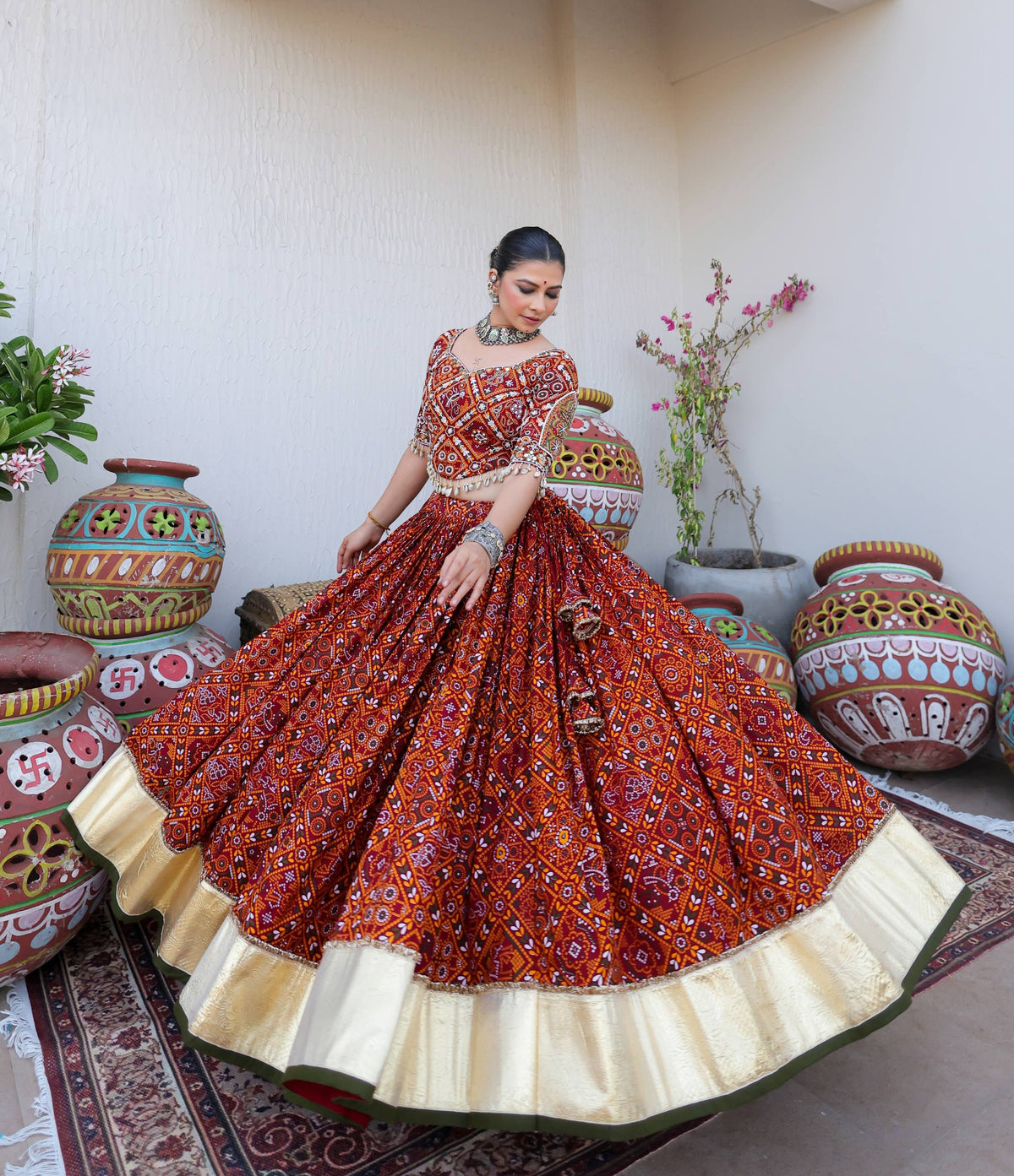Aashvi Tradition Meets Glamour Navratri Lahenga