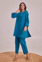 Teal Blue Co-ord Set